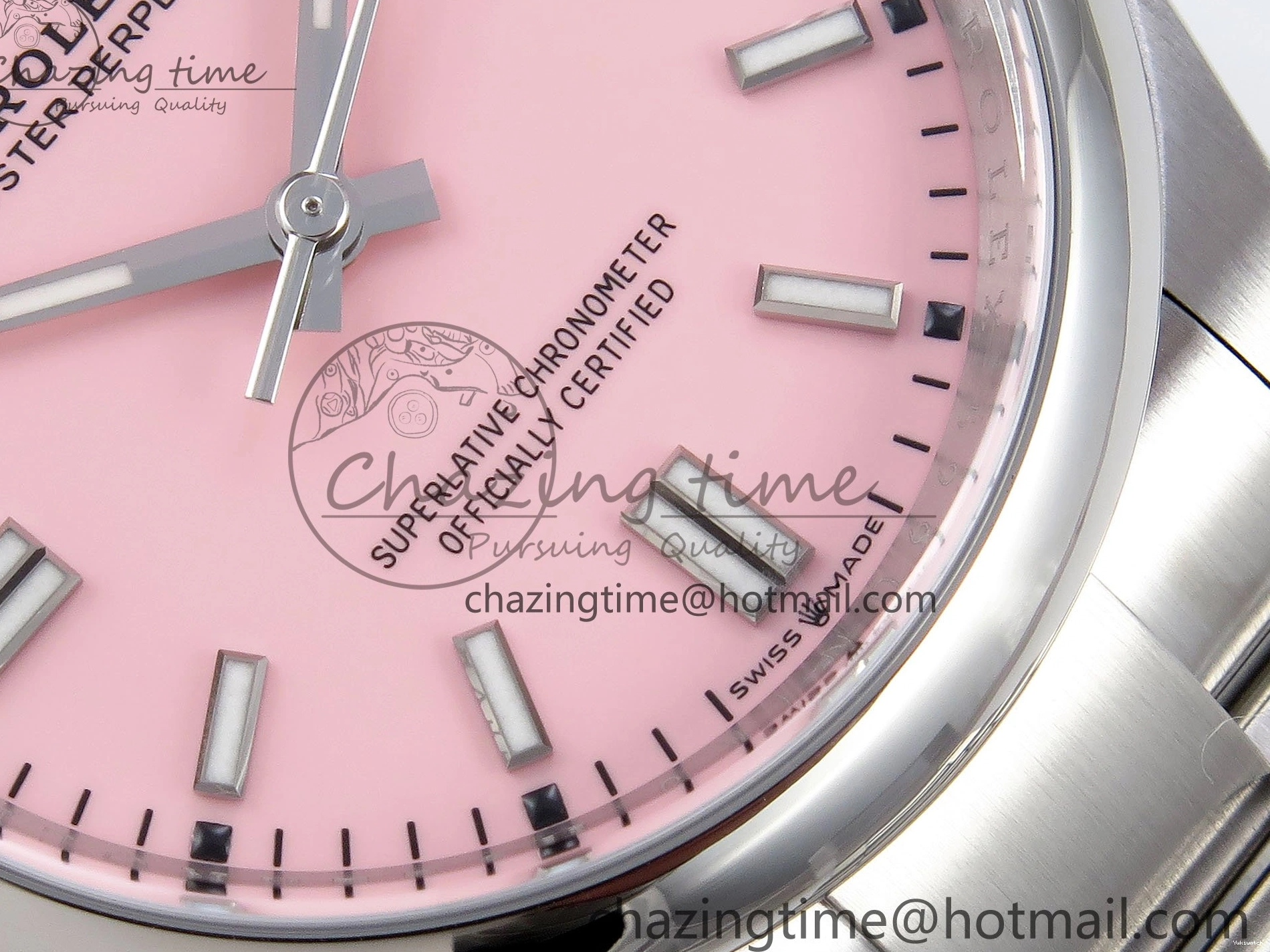 Edition Dial on Clean VR3230 Pink 36mm Perpetual Bracelet Best 904L 1:1 126000 Steel Oyster SS 0131
